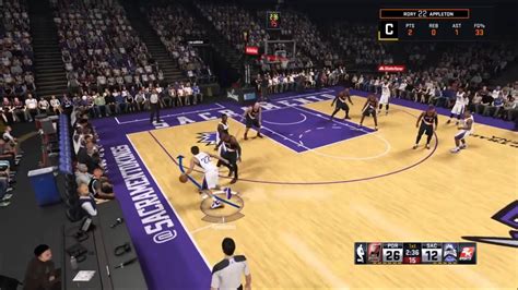 NBA 2K15 Pick and Roll Example .